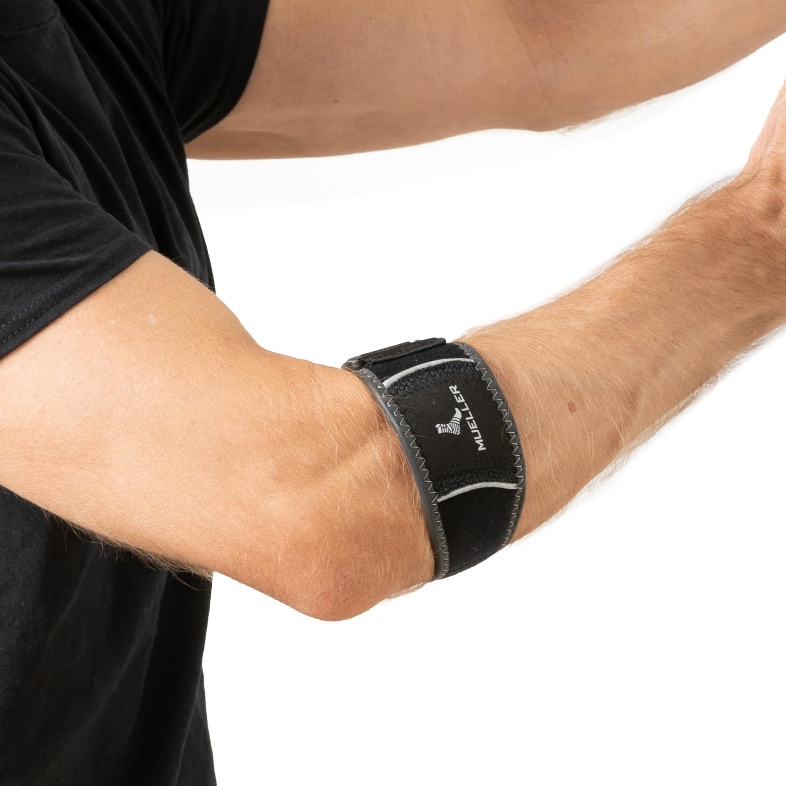 MUELLER Sports Medicine Hg80 Premium Tennis Elbow Large/X-Large, Black