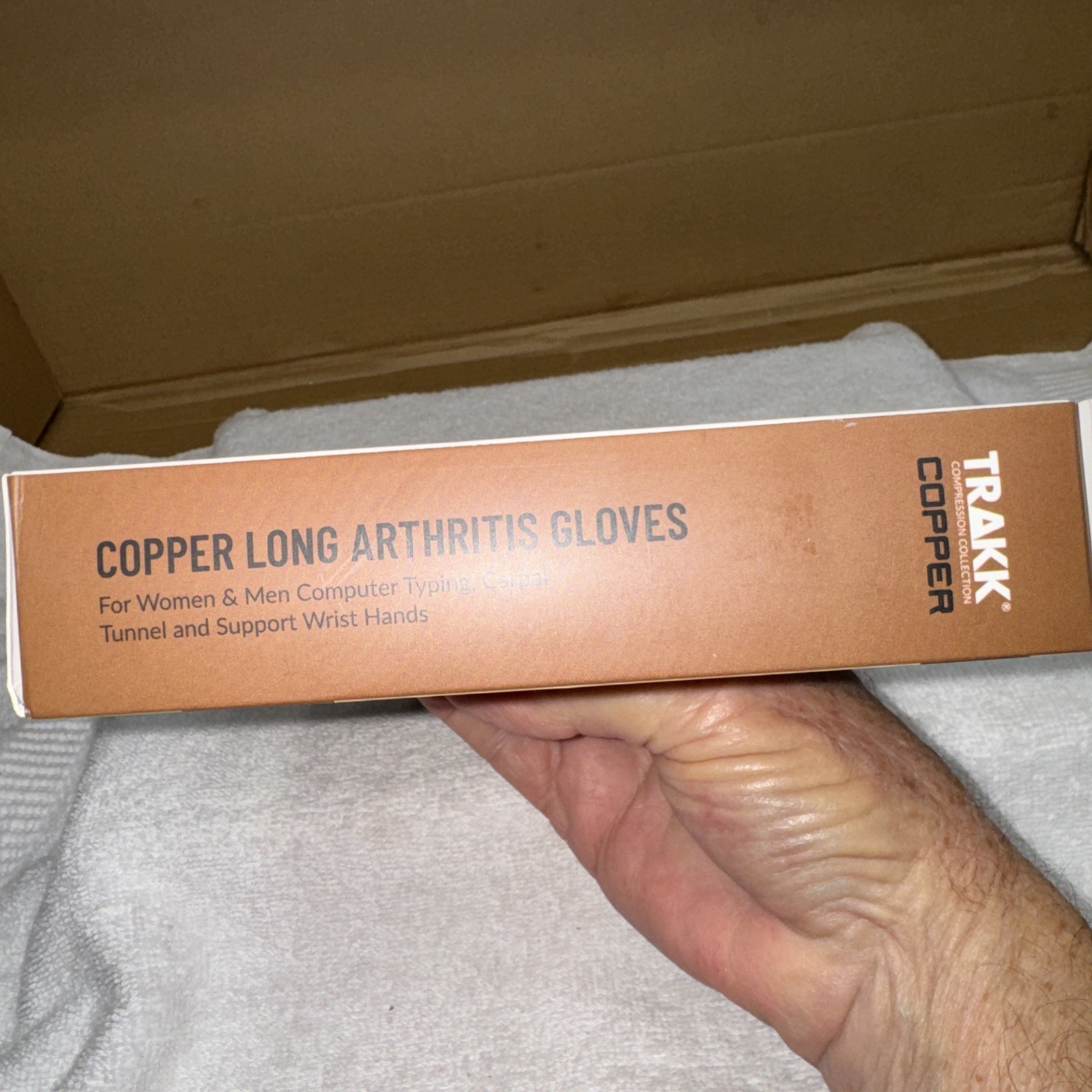 Trakk Copper Long Arthritis Gloves