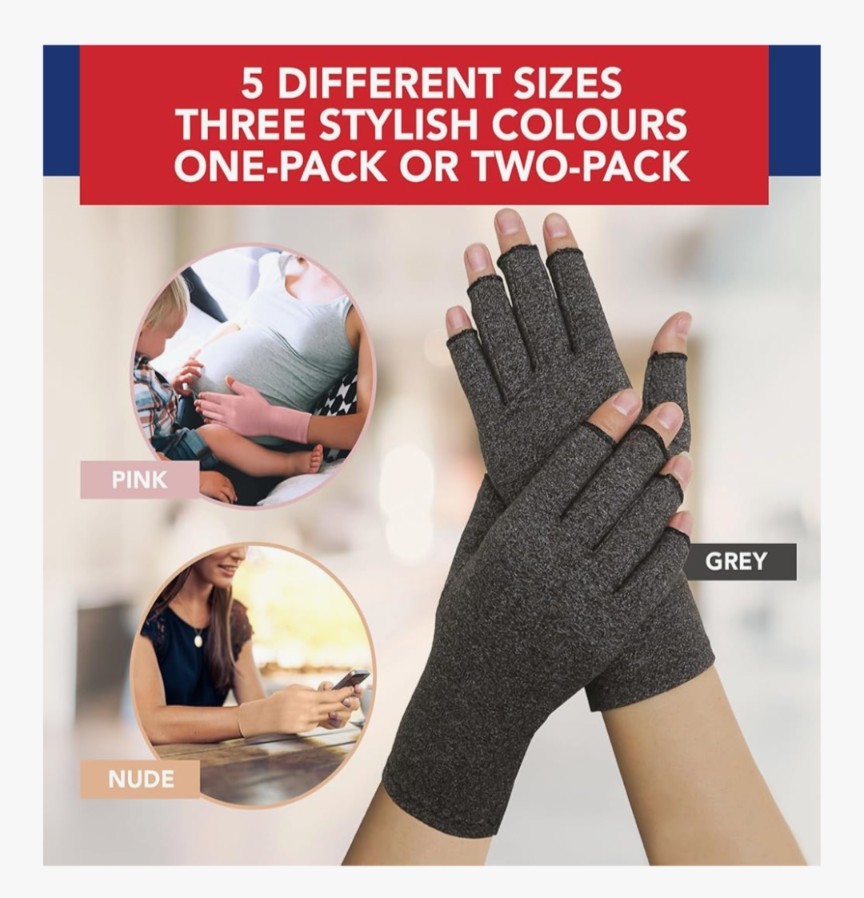 Dr Arthritis Hand Compression Gloves Men And Women Open Finger Arthritis Size S