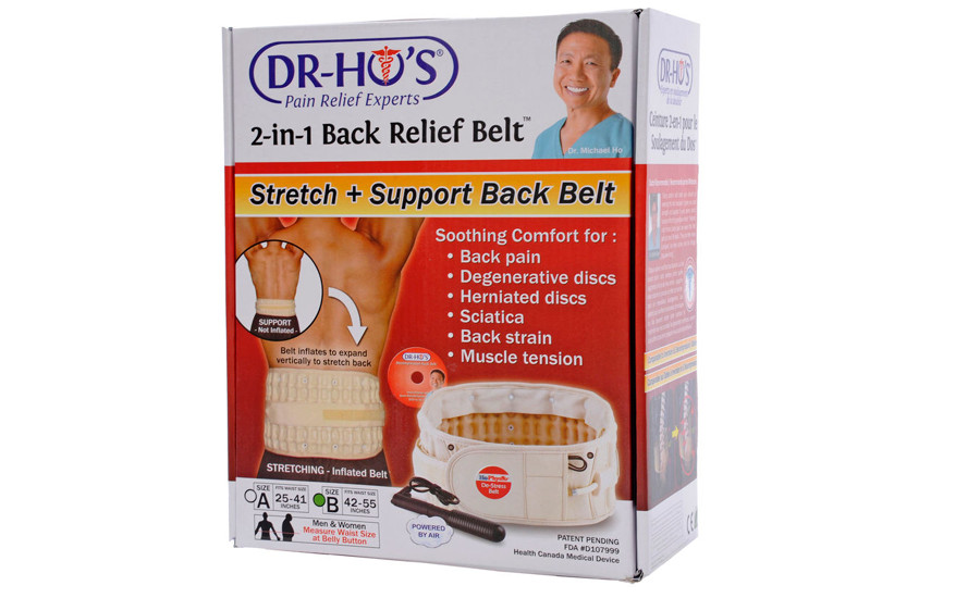GENUINE Dr Ho’s 2-in-1 Back Relief Decompression Belt with Rigid Back Brace
