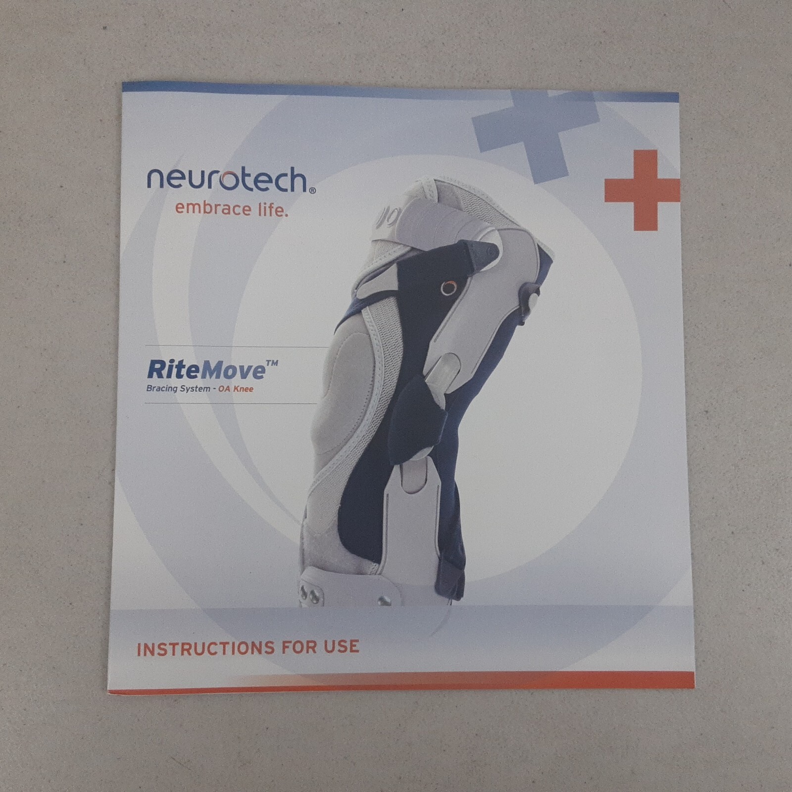 Neurotech RiteMove OA Knee Brace Right Medium Rehab TENS Compatible
