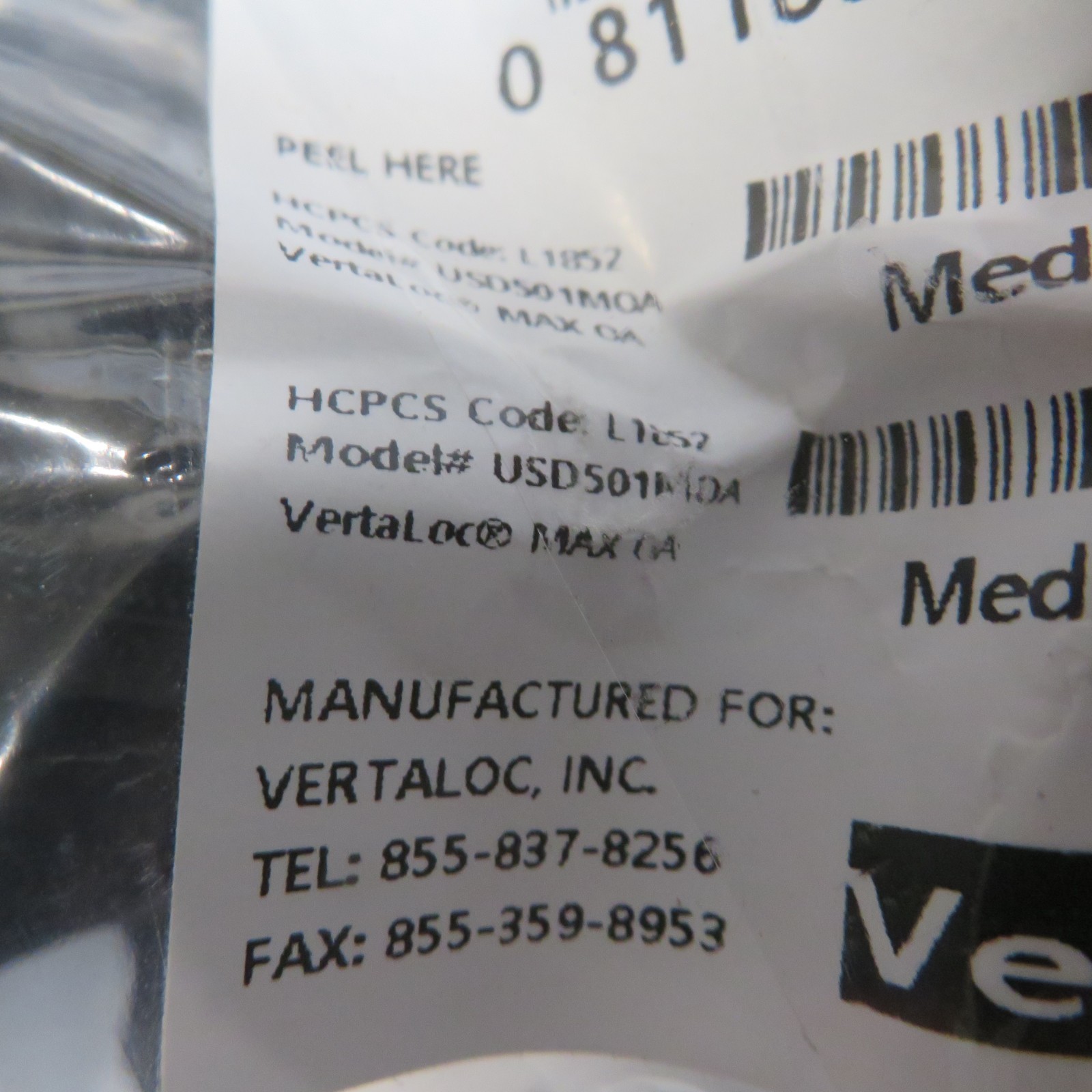 VertaLoc MAX USD501 MOA OA Hinged Unloader Knee Brace for Right Leg – Medium