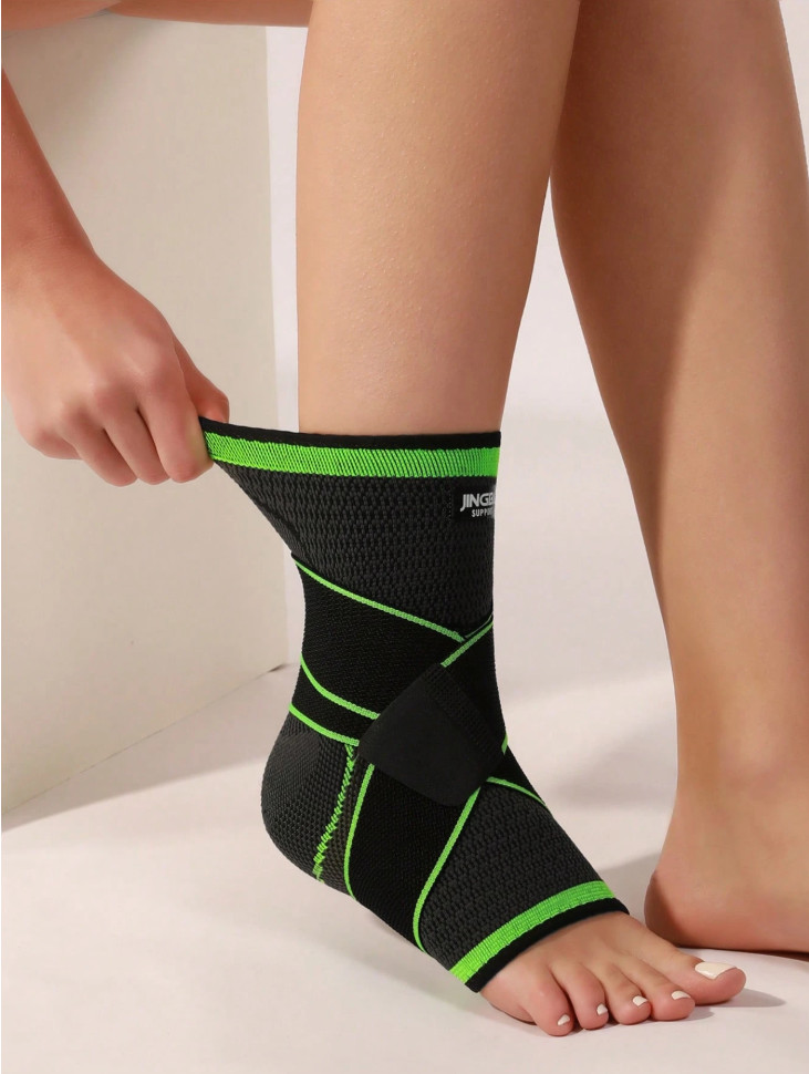 JINGBA SUPPORT 1 Piece Breathable Compression Ankle Support Sleeve Elastic Foot