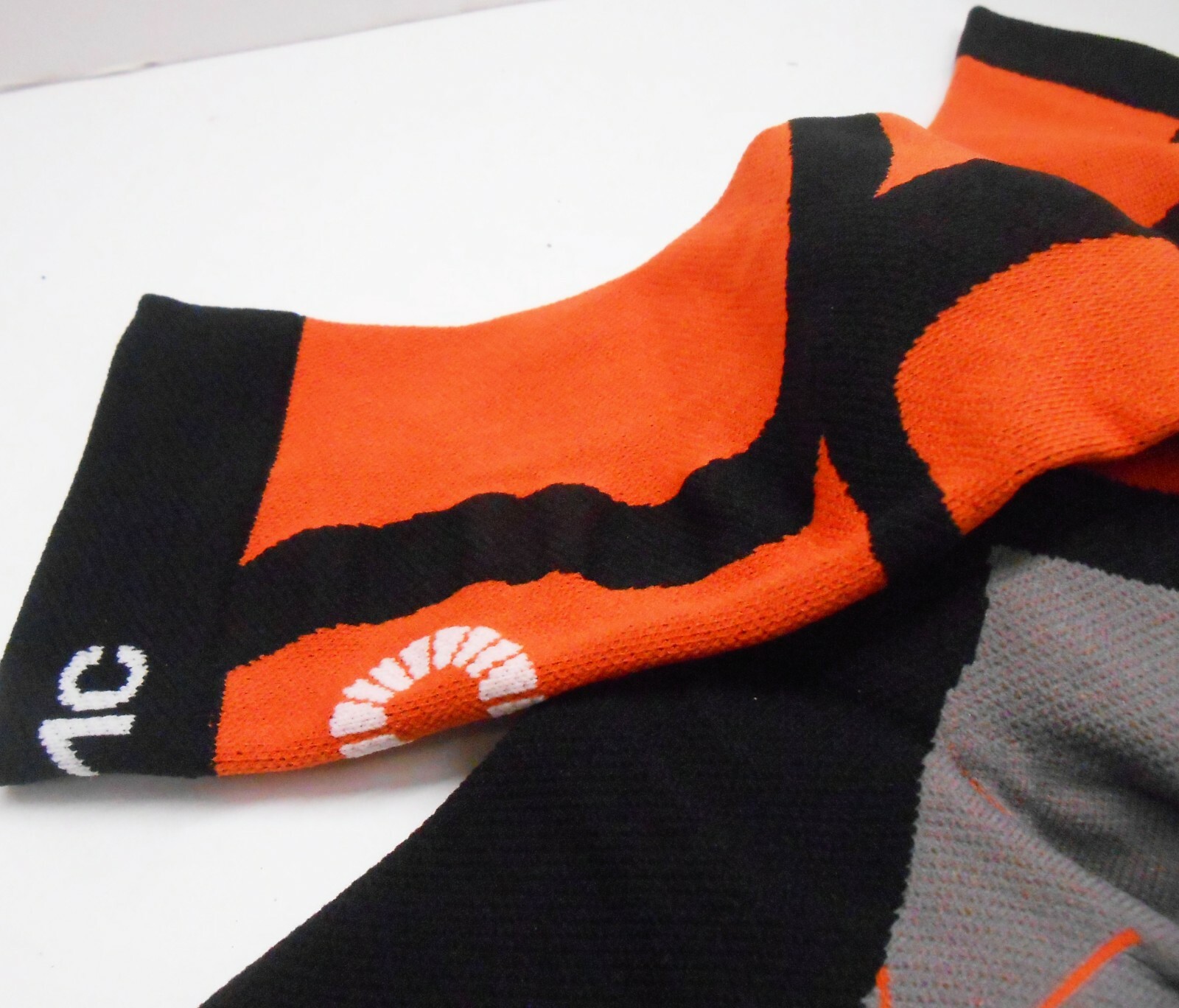 TAC Compression 20-30 mmHg Socks (Pumpkin Orange and black) Size: M