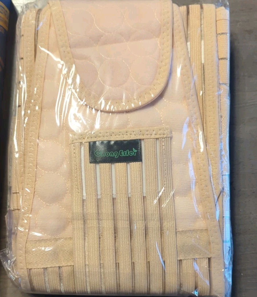 3 in 1 Postpartum Support Postpartum Wrap And Hip Belt Adjustable Size XL Beige