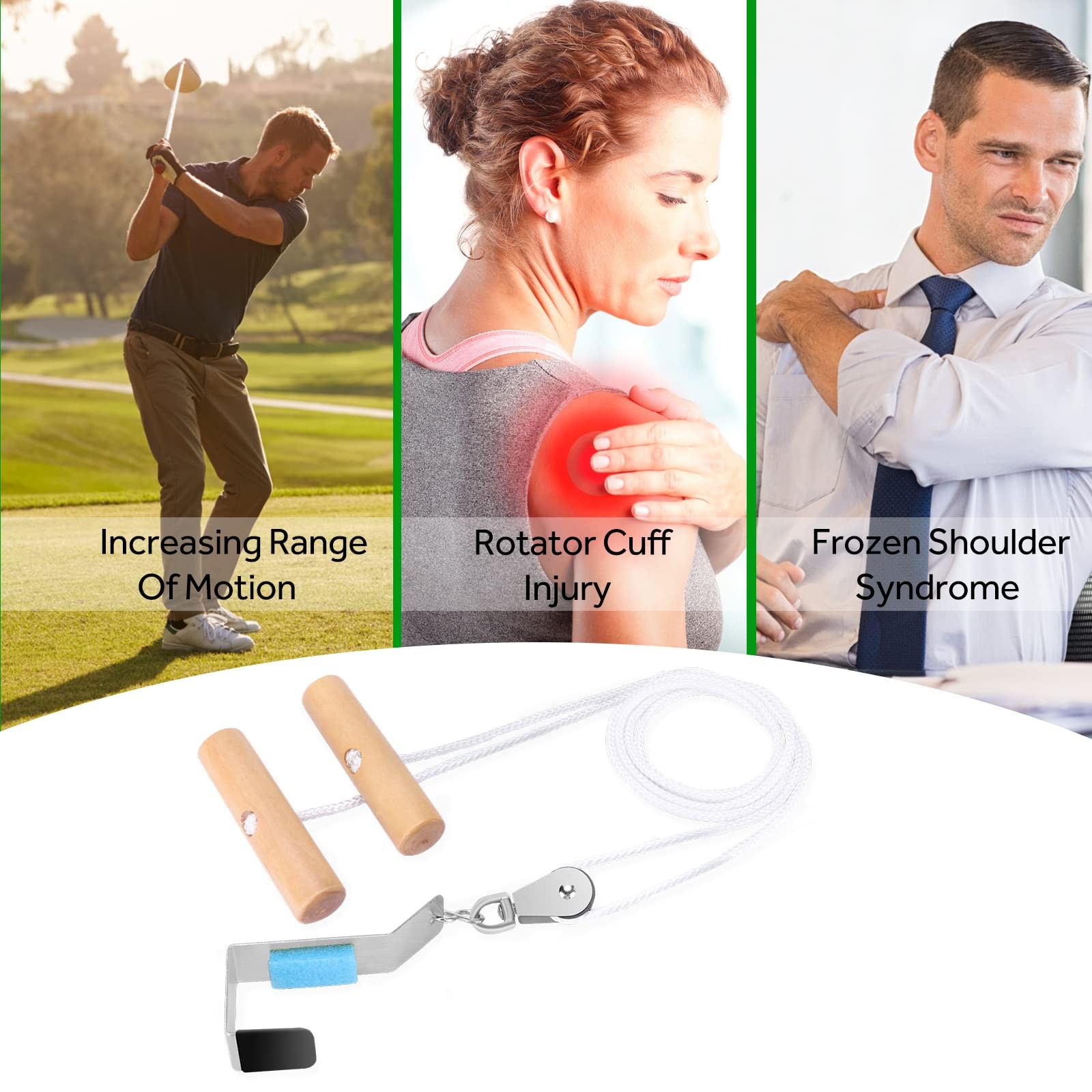 YPCBYNBS Shoulder Pulley,Over the Door Rehab Exerciser for Physical Therapy & Ro