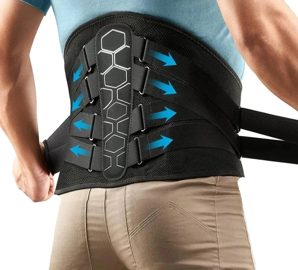 Copper Fit X-Back Brace for Lower Back Pain, Lumbar Support, (Large/XLarge)