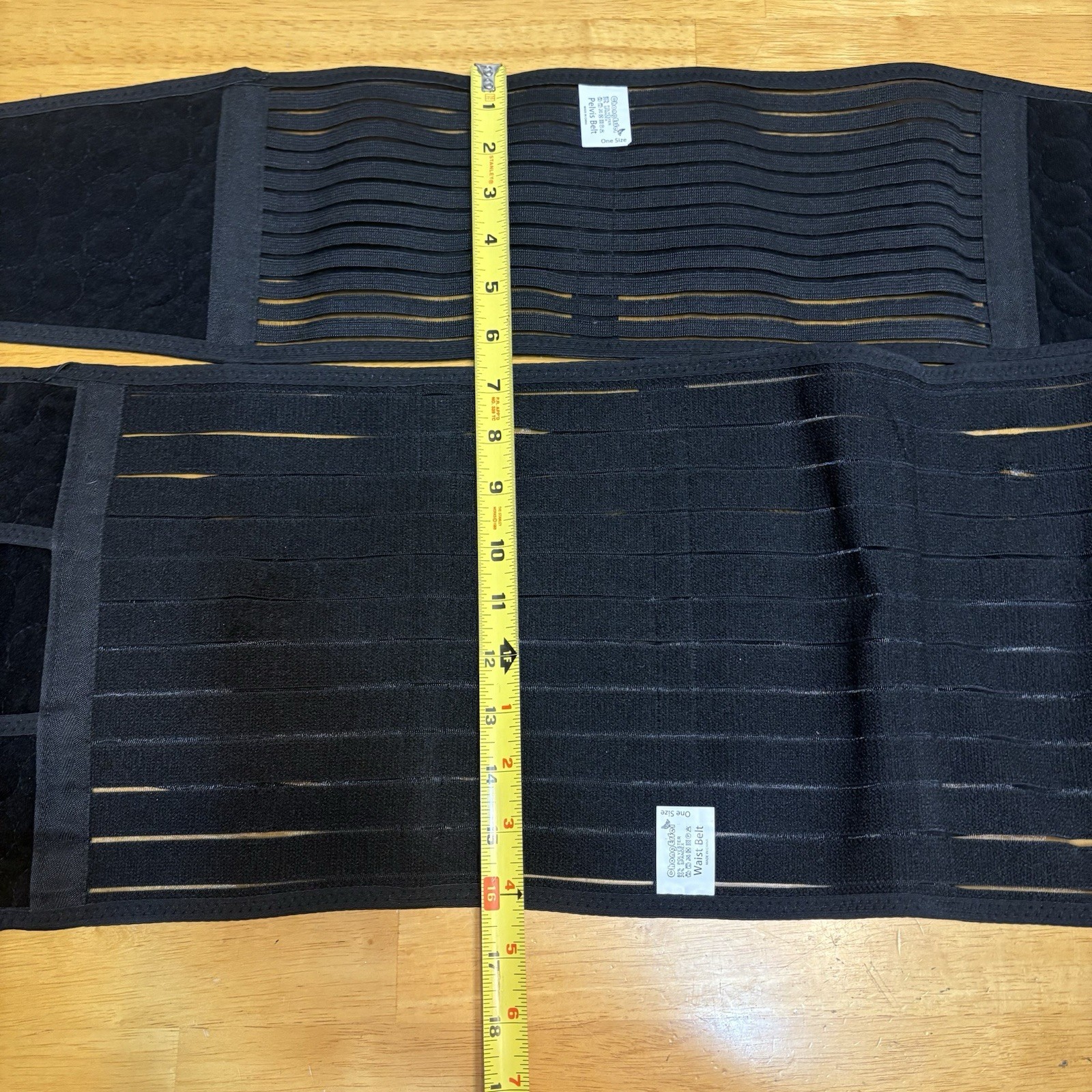 ChongErfei Waist & Pelvis Belts Black One Size Adjustable 40″