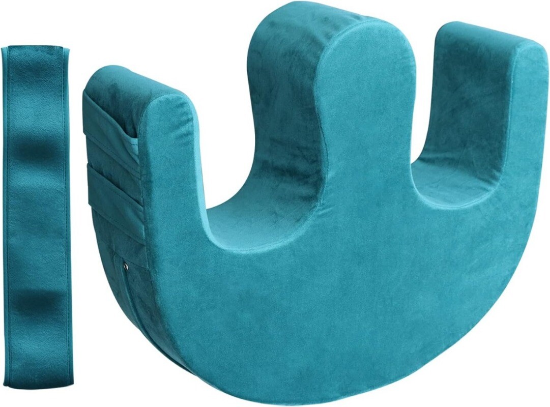 Bedridden Patient Turning Device with Fixing Strap Elderly Bed Rest Leg Pillow
