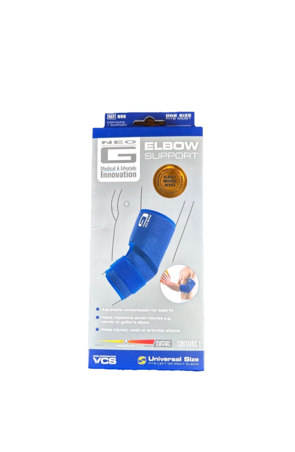 Neo G Elbow Support Brace Class 1 Medical Device One Size Fits Most