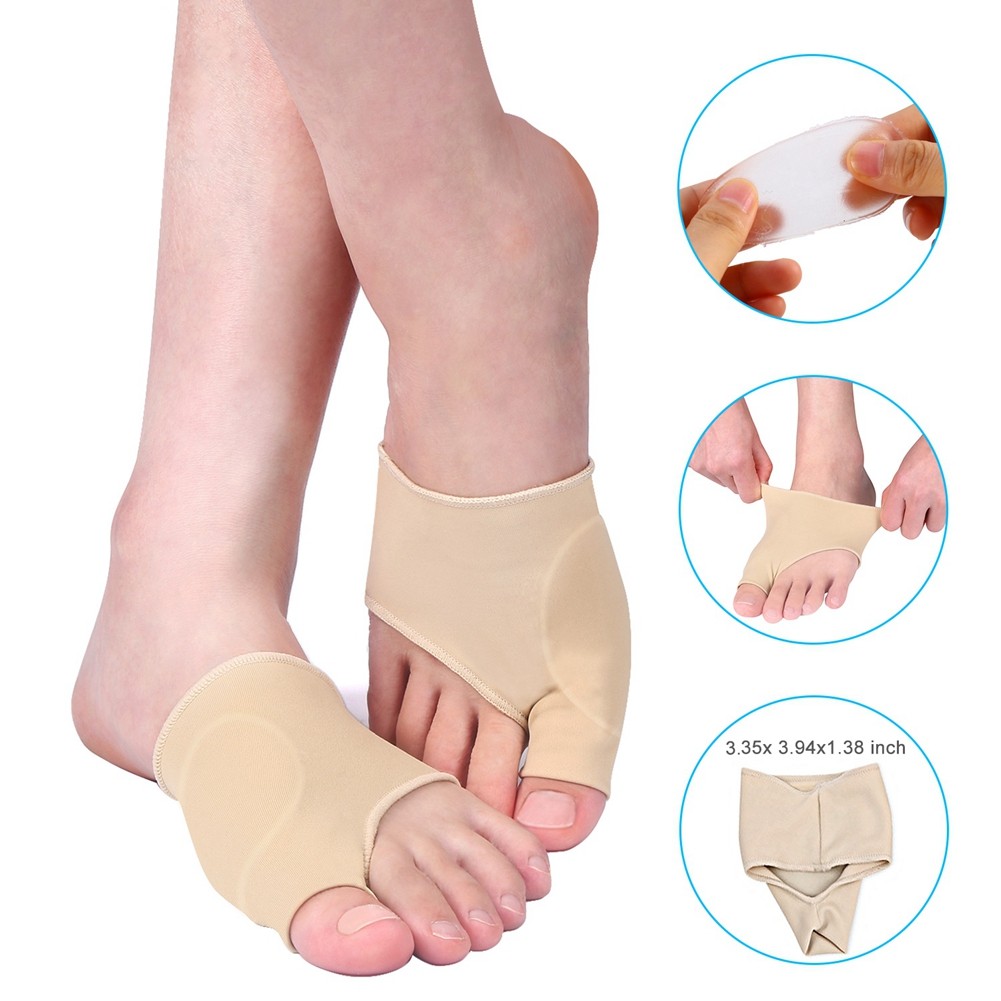1 Pair Bunion Sleeve Protector Metatarsal Toe Pain Relief Support