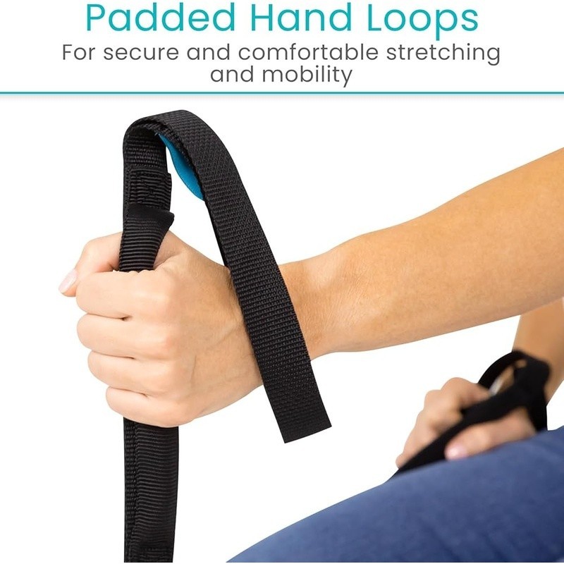 Versatile Stretch Lifter Strap Mobility Recovery Physical Therapy Leg Support US