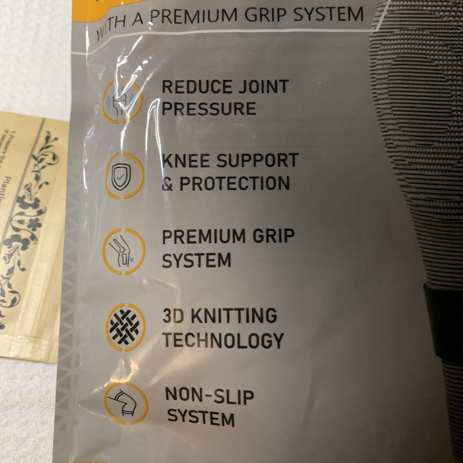 Bareflex, Elite Compression, Pain, Relief, Blue/Black Large , Knee brace Pair
