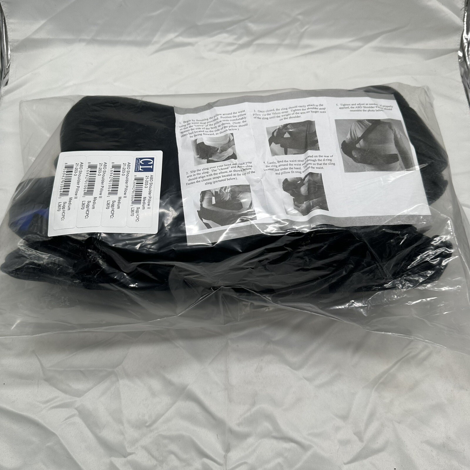 Comfortland ABD Shoulder Pillow II Universal Arm Sling L3670 Sz Medium 21-203-3