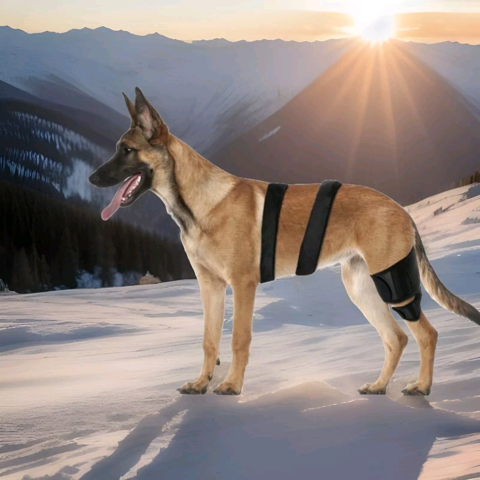Labra Dog K9 Knee Brace Pain Relief Brace Compression Brace XL,New Universal