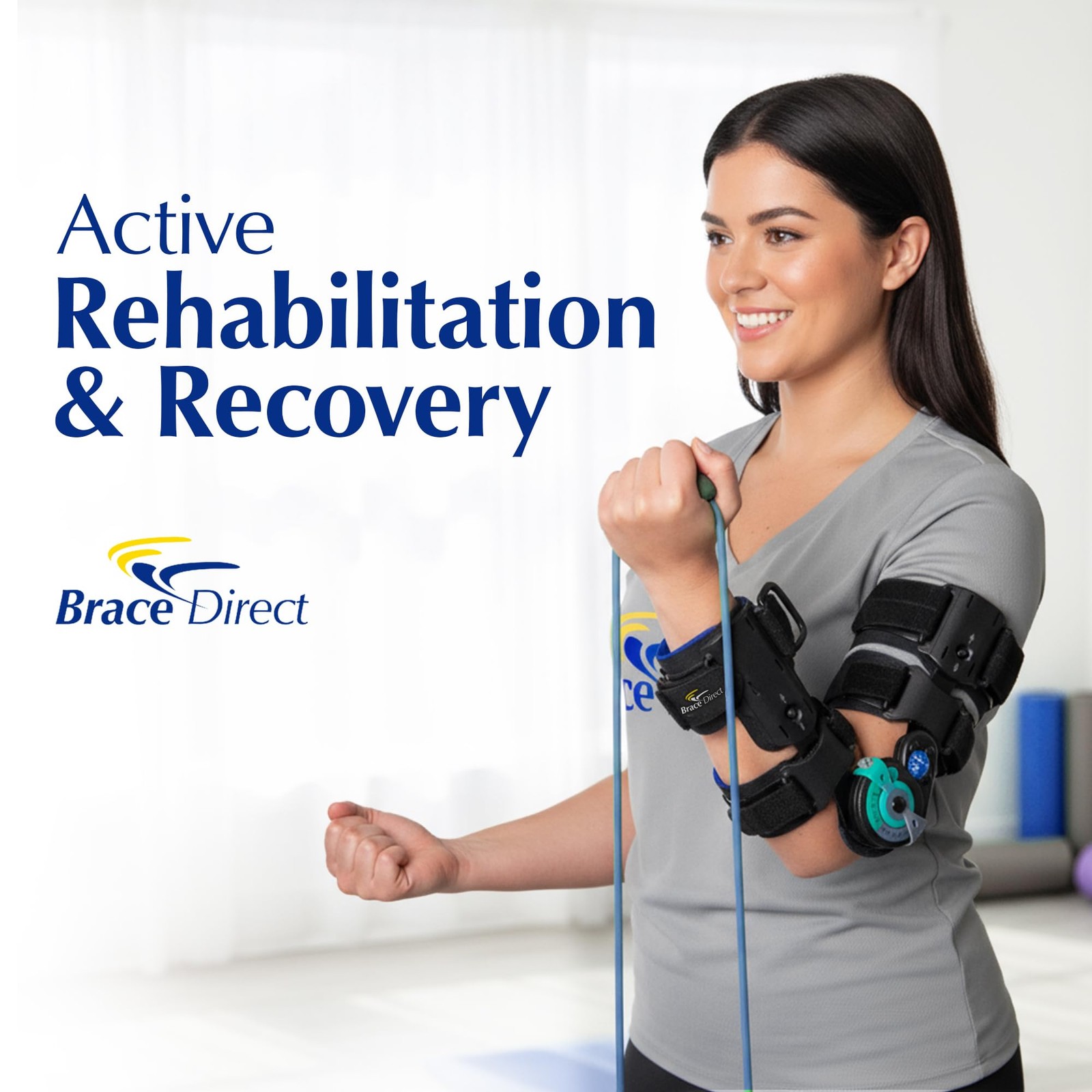 Brace Align Hinged Elbow Brace, Arm Immobilizer & Stabilizer, L3761 Left