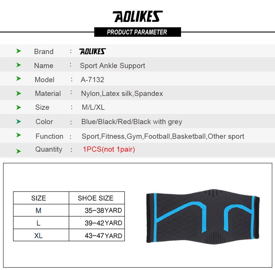 Aolikes 1pcs Ankle Brace for Women & Men,ankle Support Sleeve & Ankle Wrap – Com