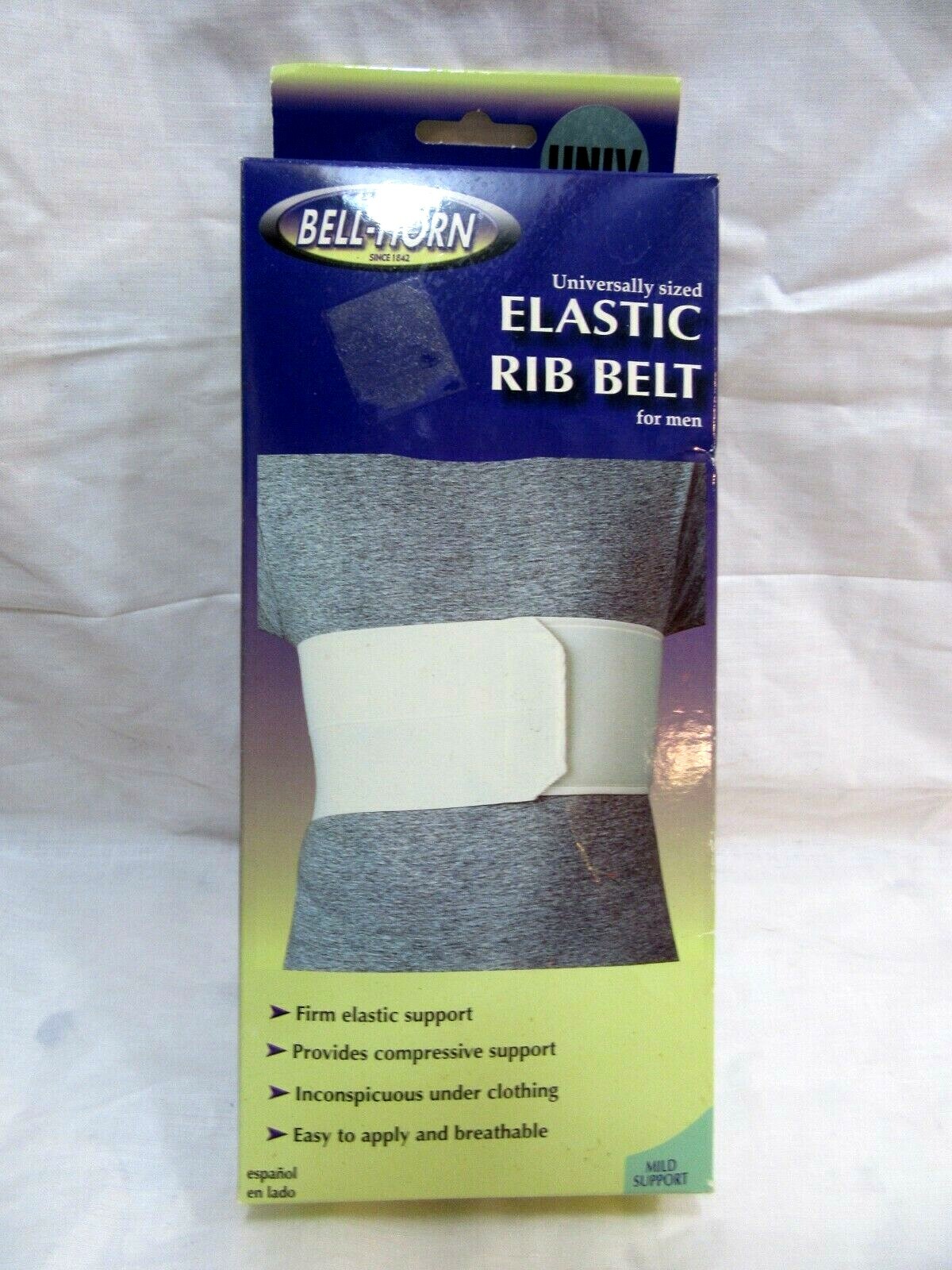 BELL-HORN ELASTIC RIB BELT MILD SUPPORT UNISEX