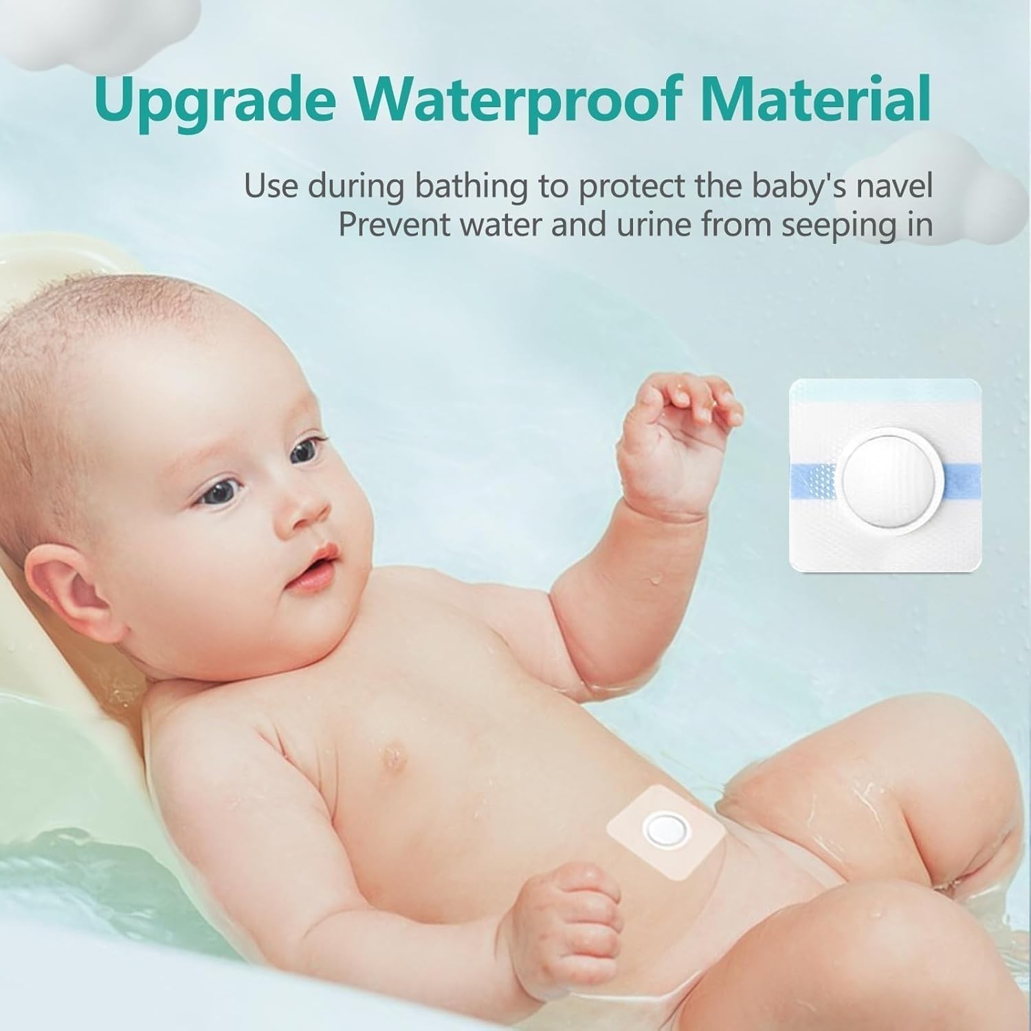 Baby Belly Navel Patches, Cotton Pads for Baby Belly Button Hernia