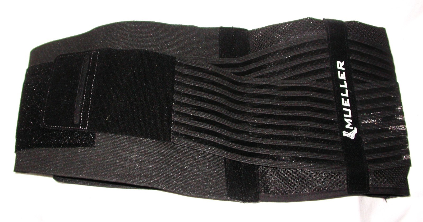 Mueller Adjustable Lumbar Back Support Belt Black One Size For Men Women