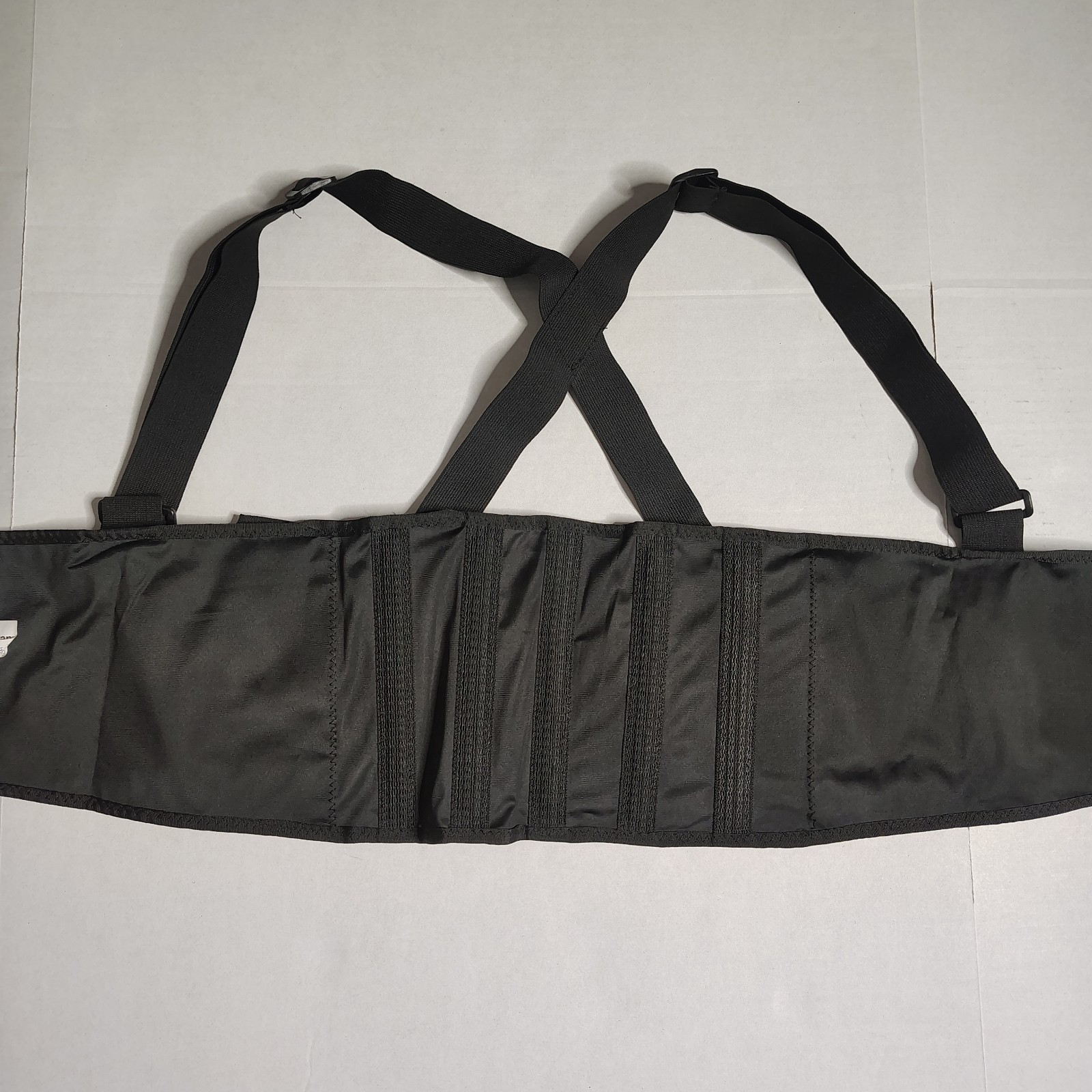 Back Support Black Belt Brace for Lower Back Pain Unisex Wrap Belt Size Medium