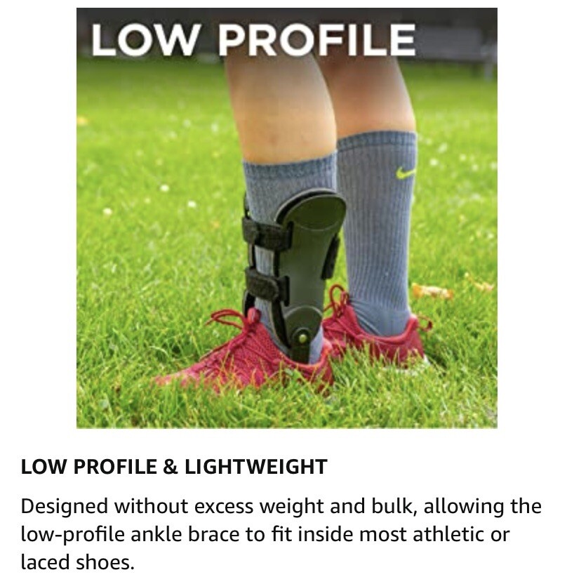 Hinged Right Ankle Brace