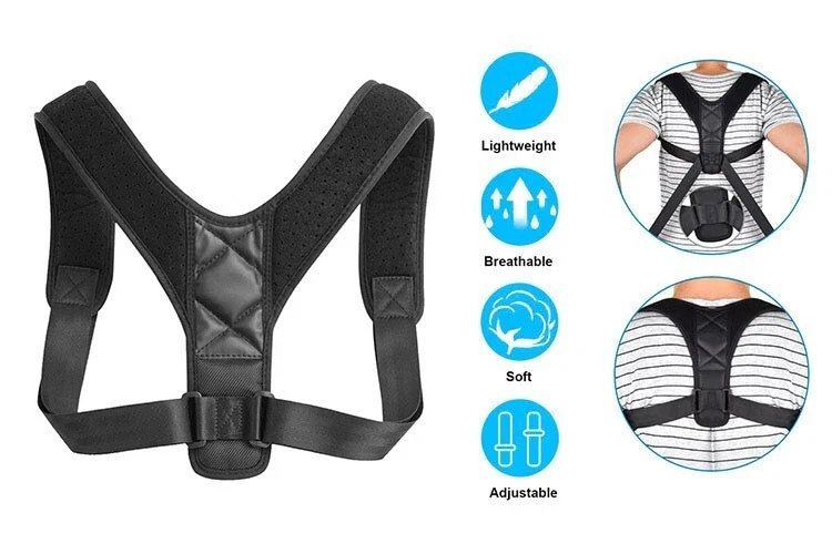 Posture Corrector Adjustable Back Brace Shoulder Support Clavicle Belt Men Women