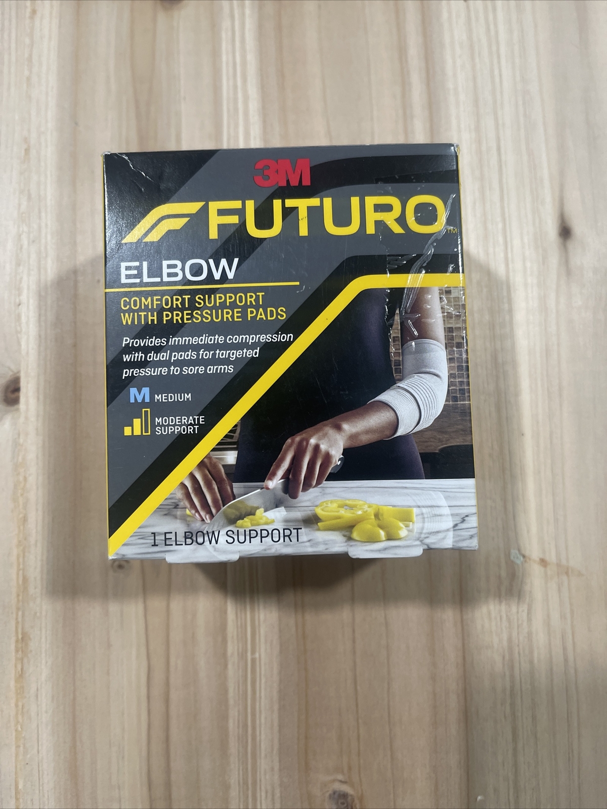 Futuro Elbow Support with Pressure Pads, Moderate Support, Medium SIZE 10-11 IN.