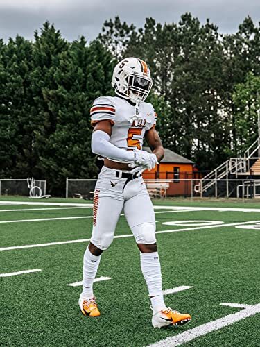 Nxtrnd Football Leg Sleeves, Calf Sleeves for Men & Boys, Sold as a Pair (White)