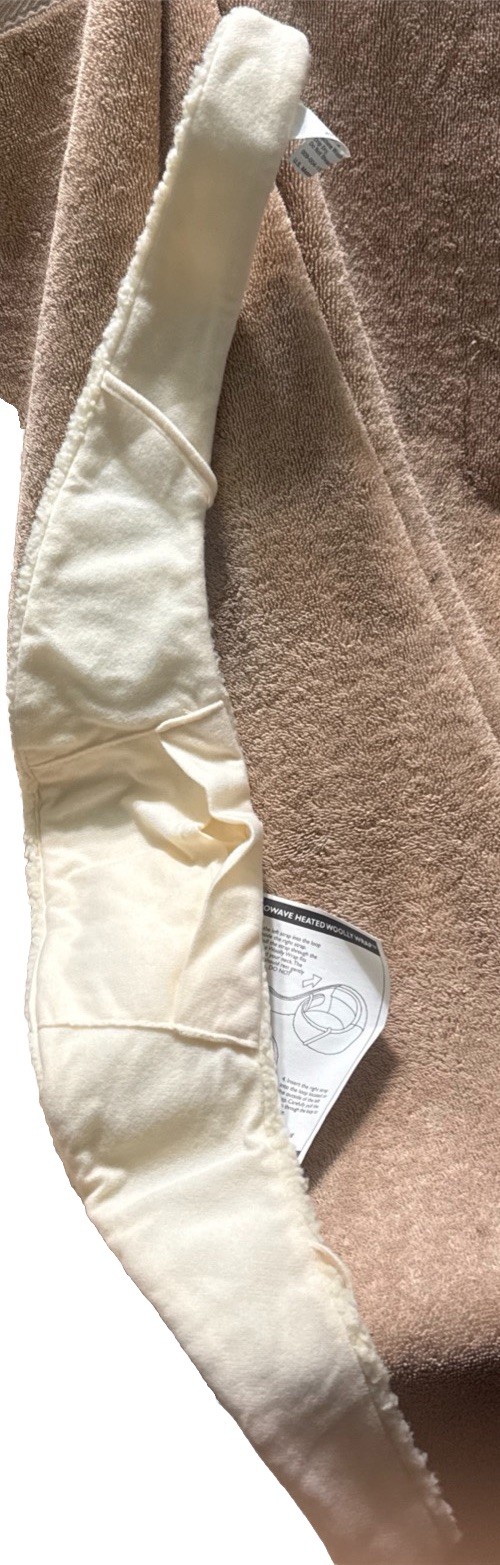 Woolly Wrap Berber Neck Comforter Microwaves Heated