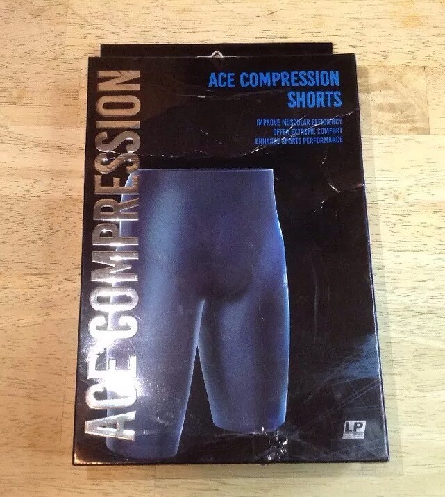 Ace Compression Black Shorts LA POINTIQUE – Size SMALL