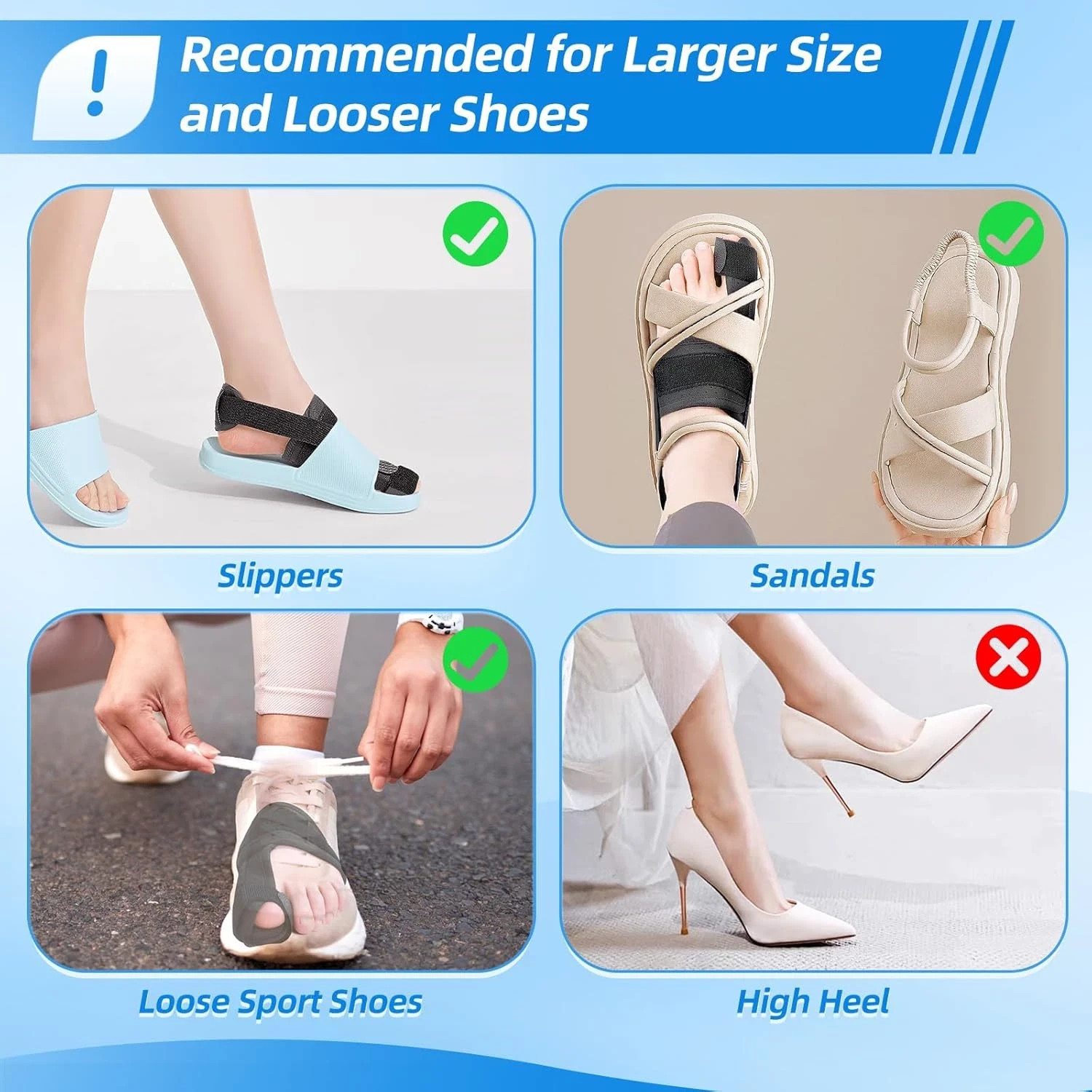 Broken Big Toe Splint Brace, Turf Toe Brace Support for Broken, Fracture, Sprain