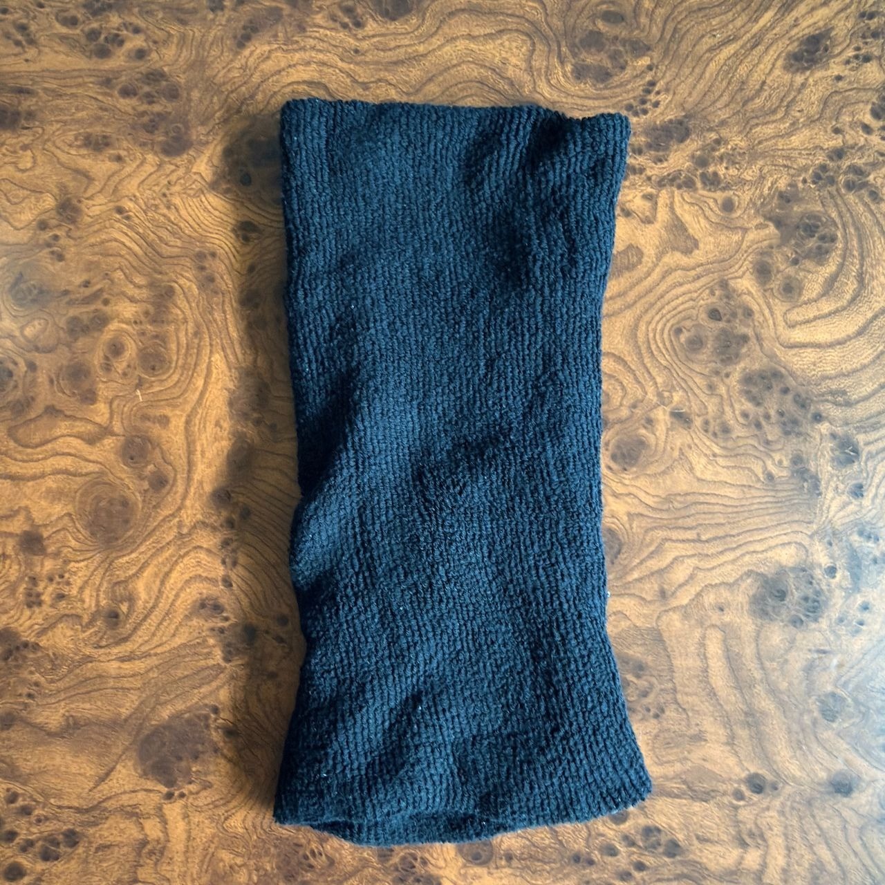 Vintage Magna Bloc Knee Wrap Therapeutic Magnet Compression Black 12×6 Inches