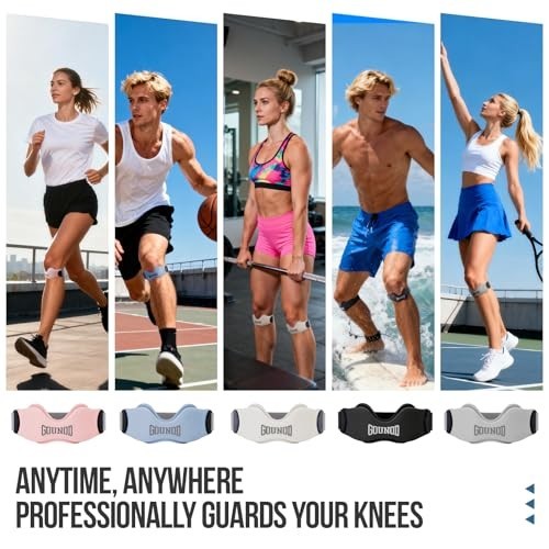 Patellar Tendon Support Strap 2 Pack – Silicone Knee Brace for Pain Relief, Jump