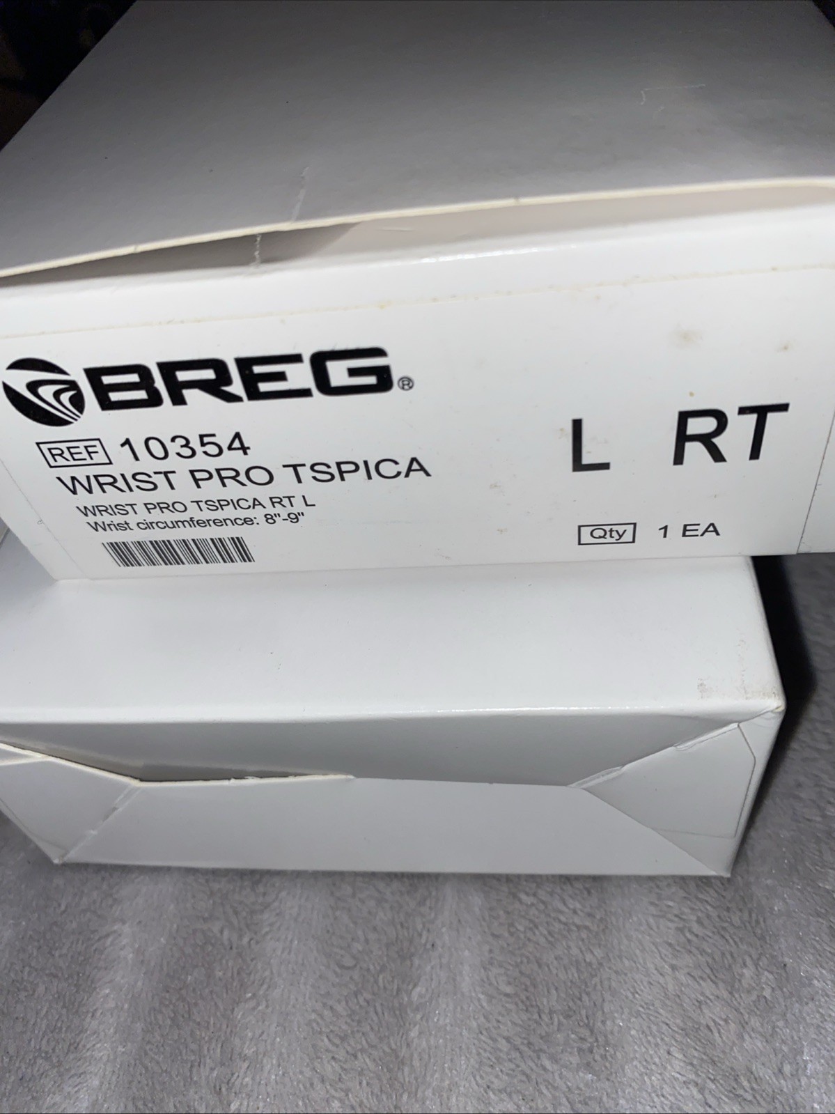 BREG Wrist PRO TSPICA Brace Size Large RIGHT Wrist with Thumb Spica 8-9”NEW