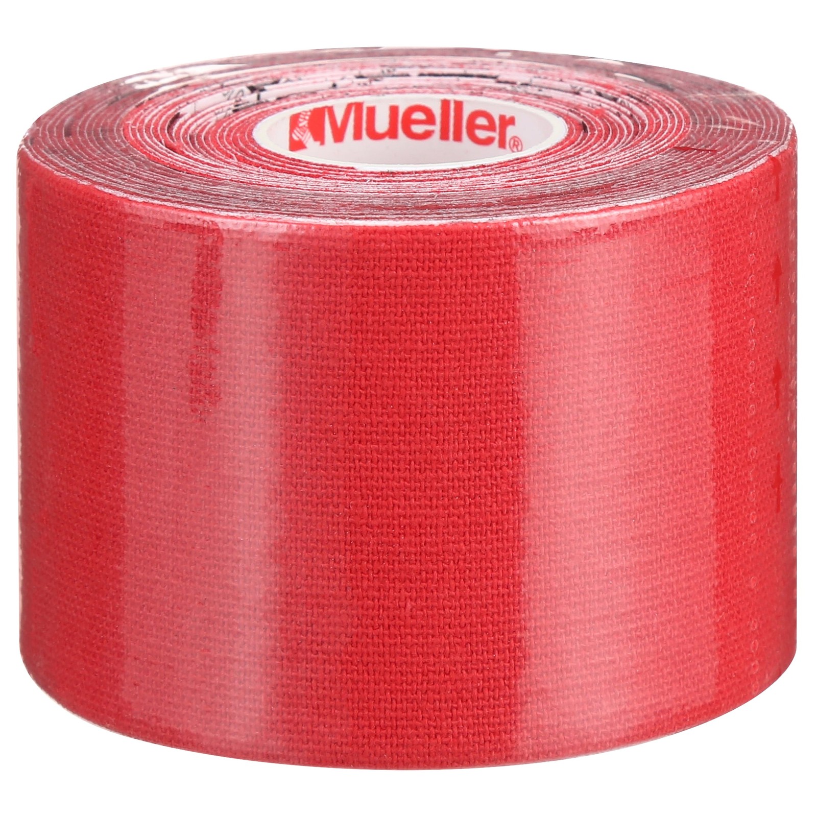 Mueller Kinesiology Tape, Precut I-Strip Roll, 20 strips, Red