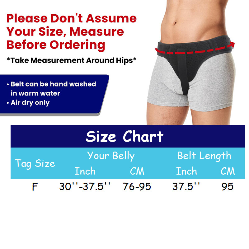 Inguinal Groin Hernia Belt for Men Abdominal Groin Removable Brace Support Truss