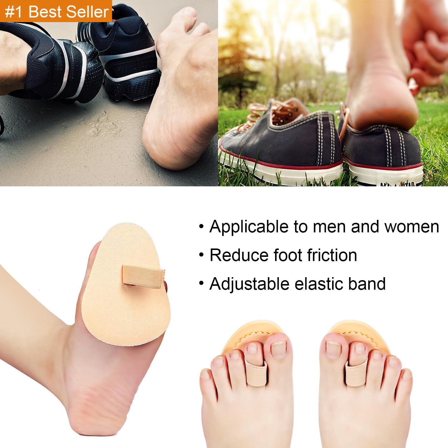 4 Pcs Budin Toe Splint Hammer Toe Straightener Support for Men Women