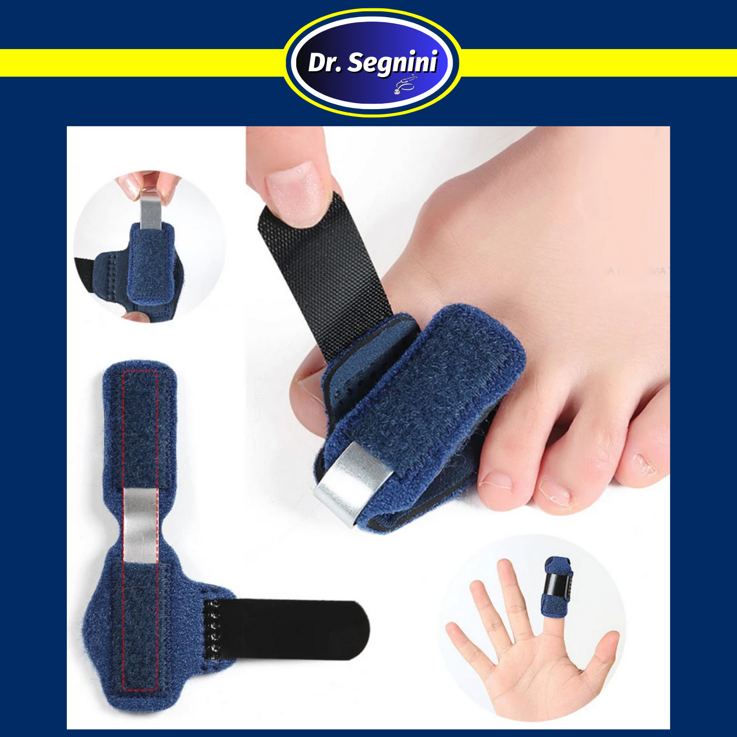 1 Pcs Toe Corrector Adjustable Splint Straightener Brace Support