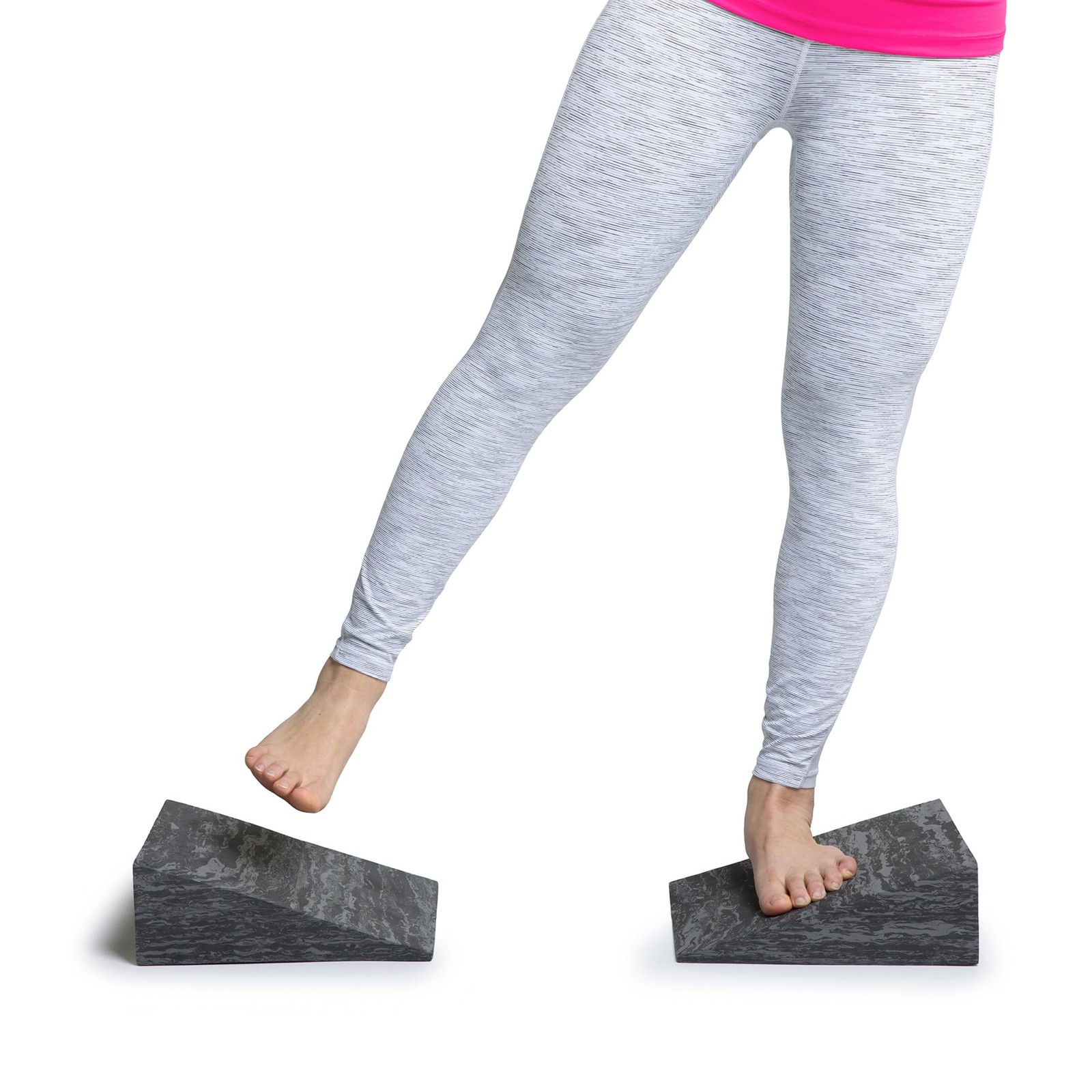 OPT PRO-Slant Foam Incline Squat Wedge Pair Slant Board for Calf Ankle Foot