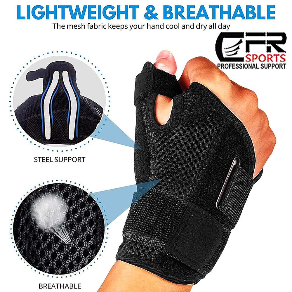 Left Right Thumb Wrist Support Brace Splint Carpal Tunnel Sprain Arthritis Sport