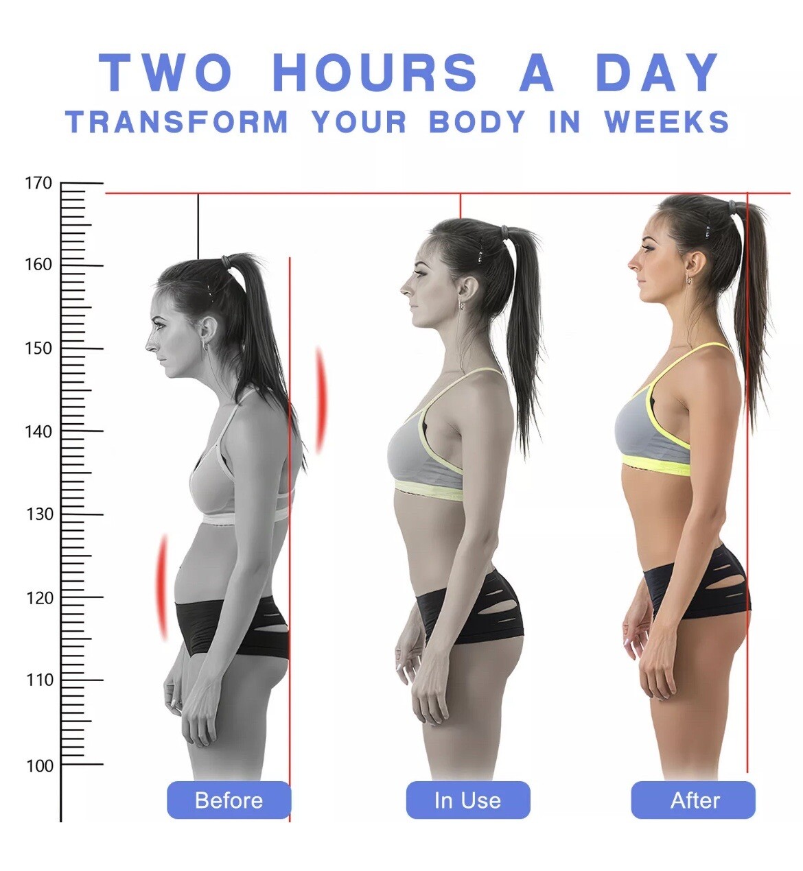 Men Women Adjustable Posture Corrector Back Straightener Support Shoulder Brace