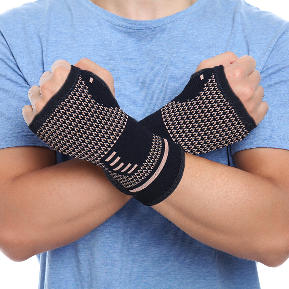 Wrist Support Hand Brace Compression Glove Sleeve Arthritis Carpal Tunnel Sports