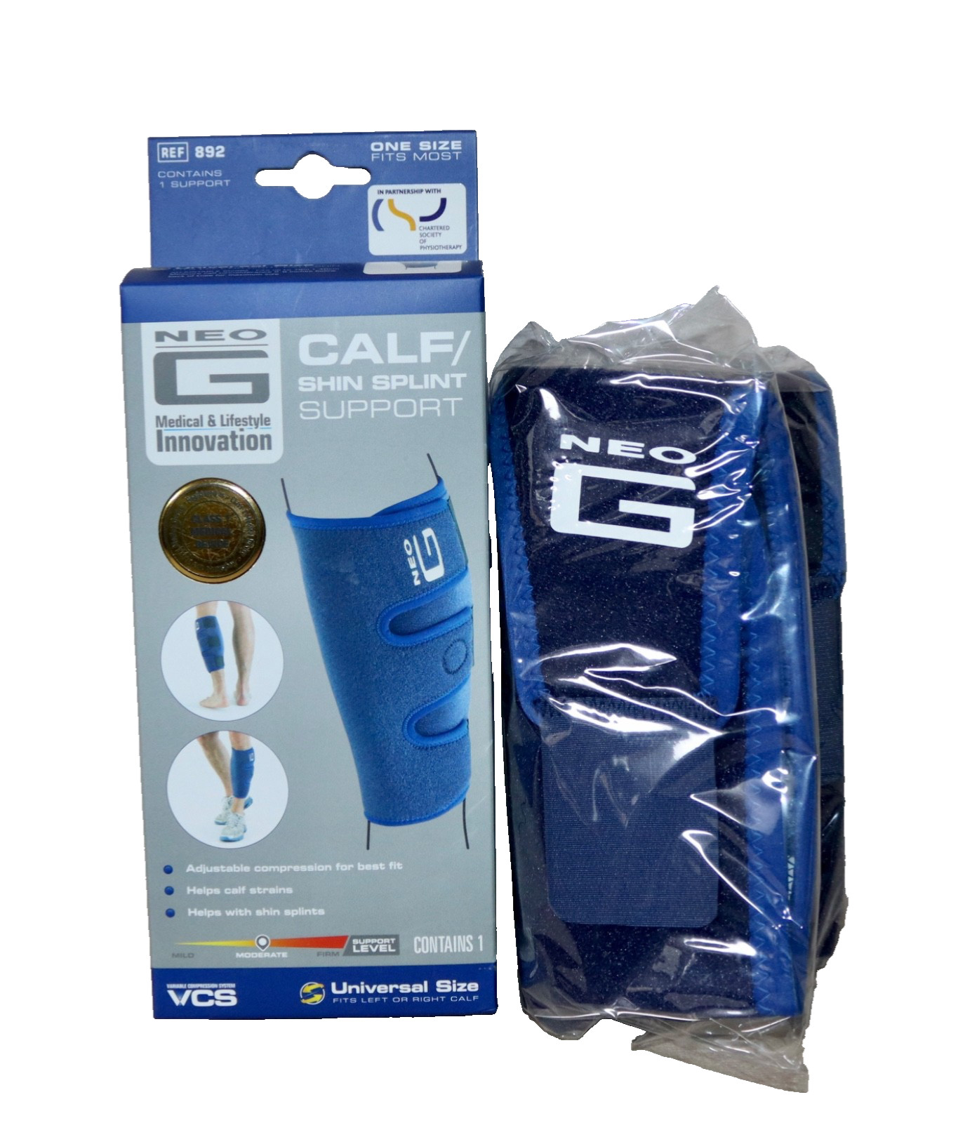 NEO G Medical & Lifestyle Innovation ~ Calf Shin Splint Support ~ Moderate NEW
