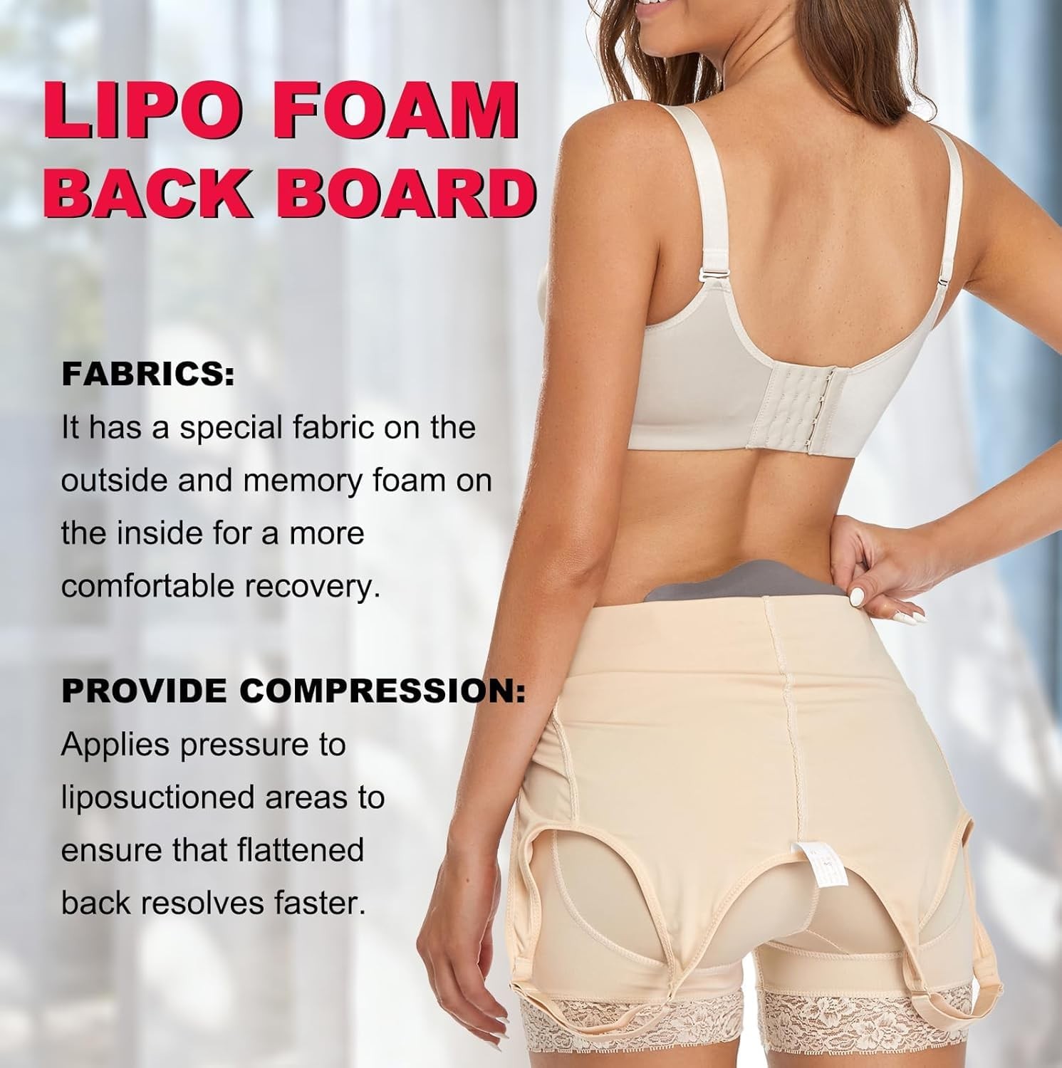 Lipo Foam Back Board Lumbar Molder BBL Backboard Compression Liposuction Post…
