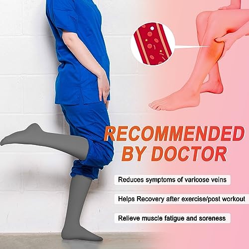4 Pairs Compression Socks for Women Circulation-Best Support for