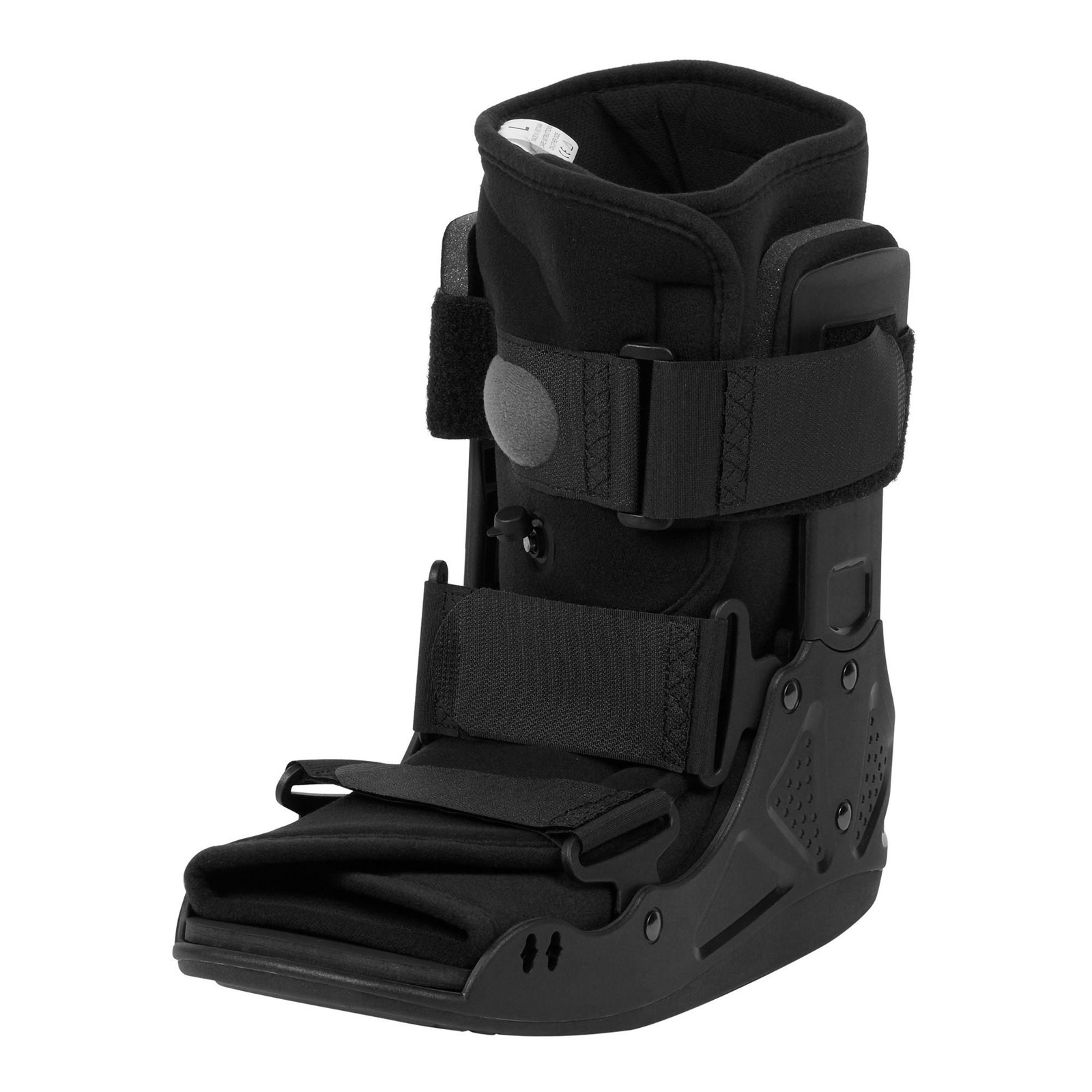 McKesson Black Air Walker Boot Large Hook and Loop for Either Foot 155-79-95527
