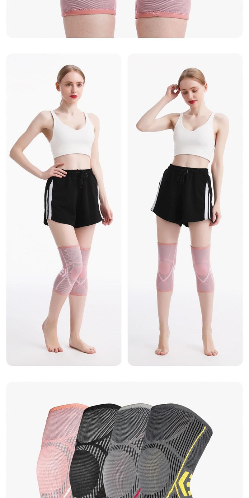Aolikes 1pcs Knee Supports Brace for Women, Knee Compression Sleeves for Joint P