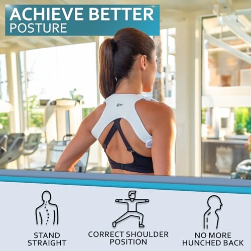 Upper Back Posture and Neck Hump Corrector – for Women and Men – Support Brace a