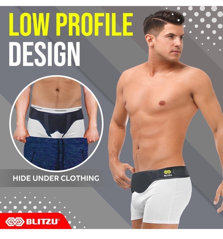 Hernia Belt for Bilateral, Double or Single Inguinal, Groin Hernia Support Truss
